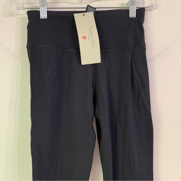 NWT Sweaty Betty Power Laser Cut
7/8 Workout Black Leggings Size 0 - Picture 5 of 11